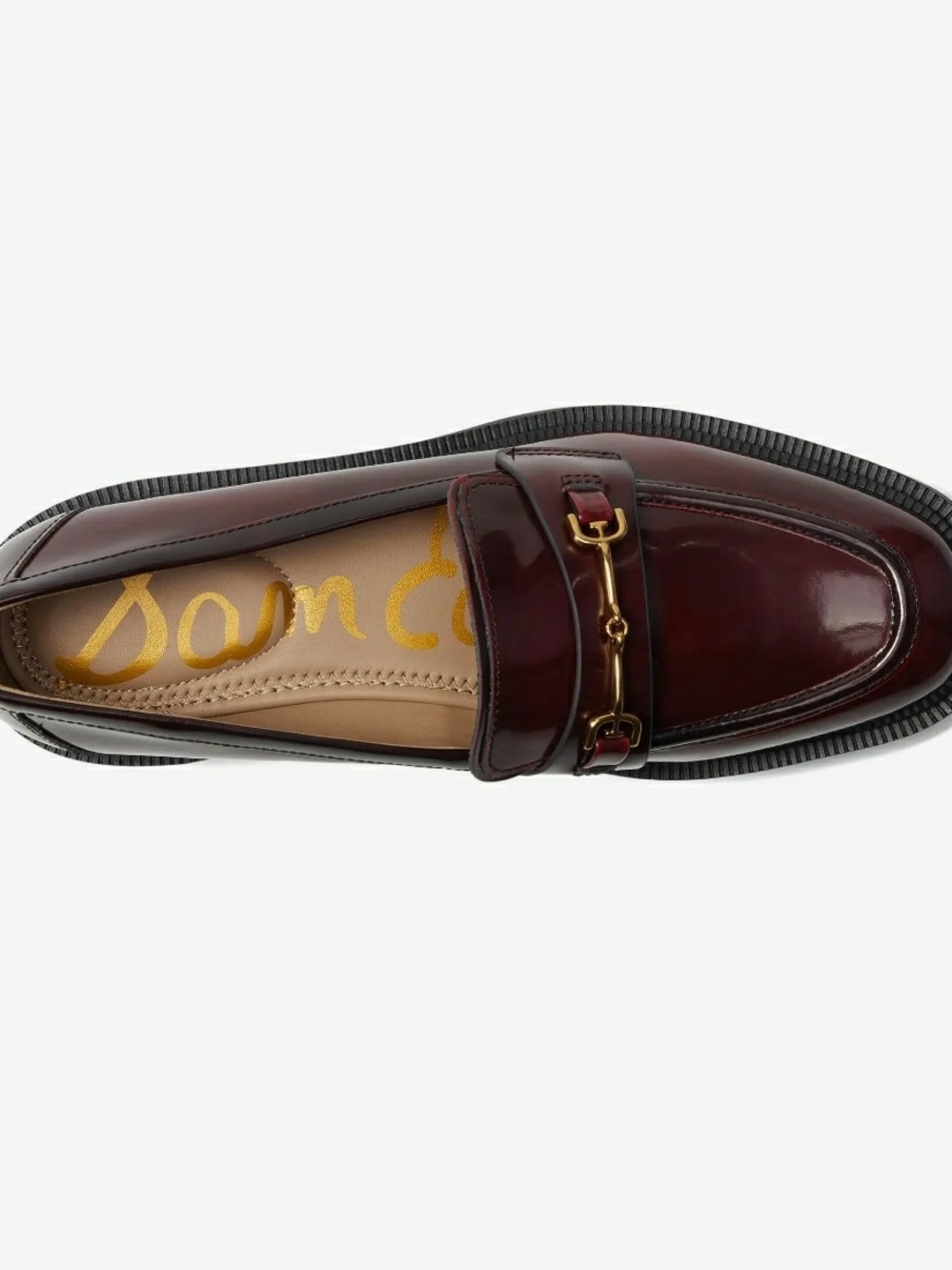 Sam Edelman Lea Loafer Size 7.5 Dark Merlot. New W/O Box - Picture 2 of 7